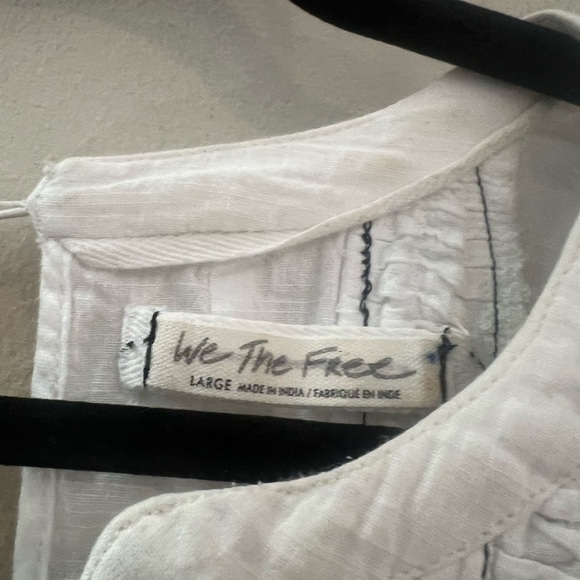 We The Free White Peasant Blouse - Picture 5 of 10